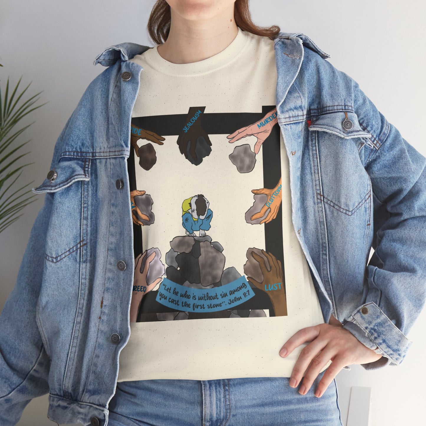 Without Sin — John 8:7 Tee