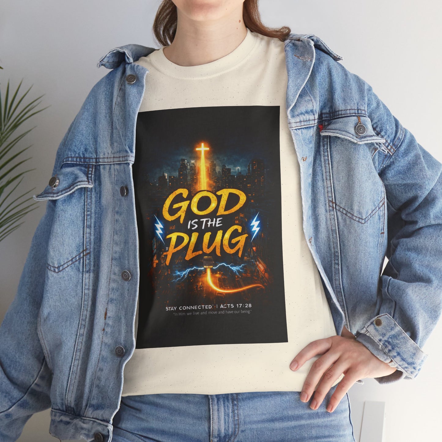 Stay Connected — Acts 17:28 Tee