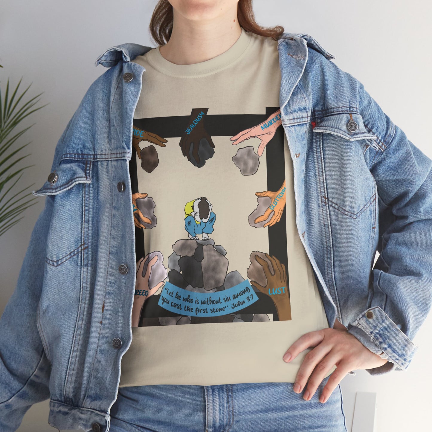 Without Sin — John 8:7 Tee