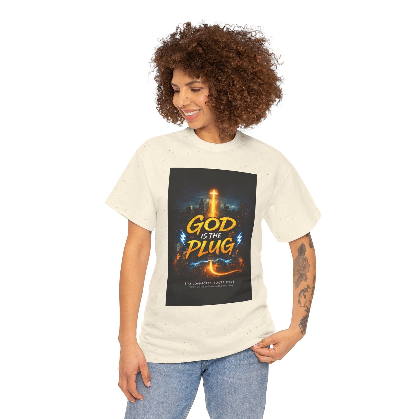 Stay Connected — Acts 17:28 Tee