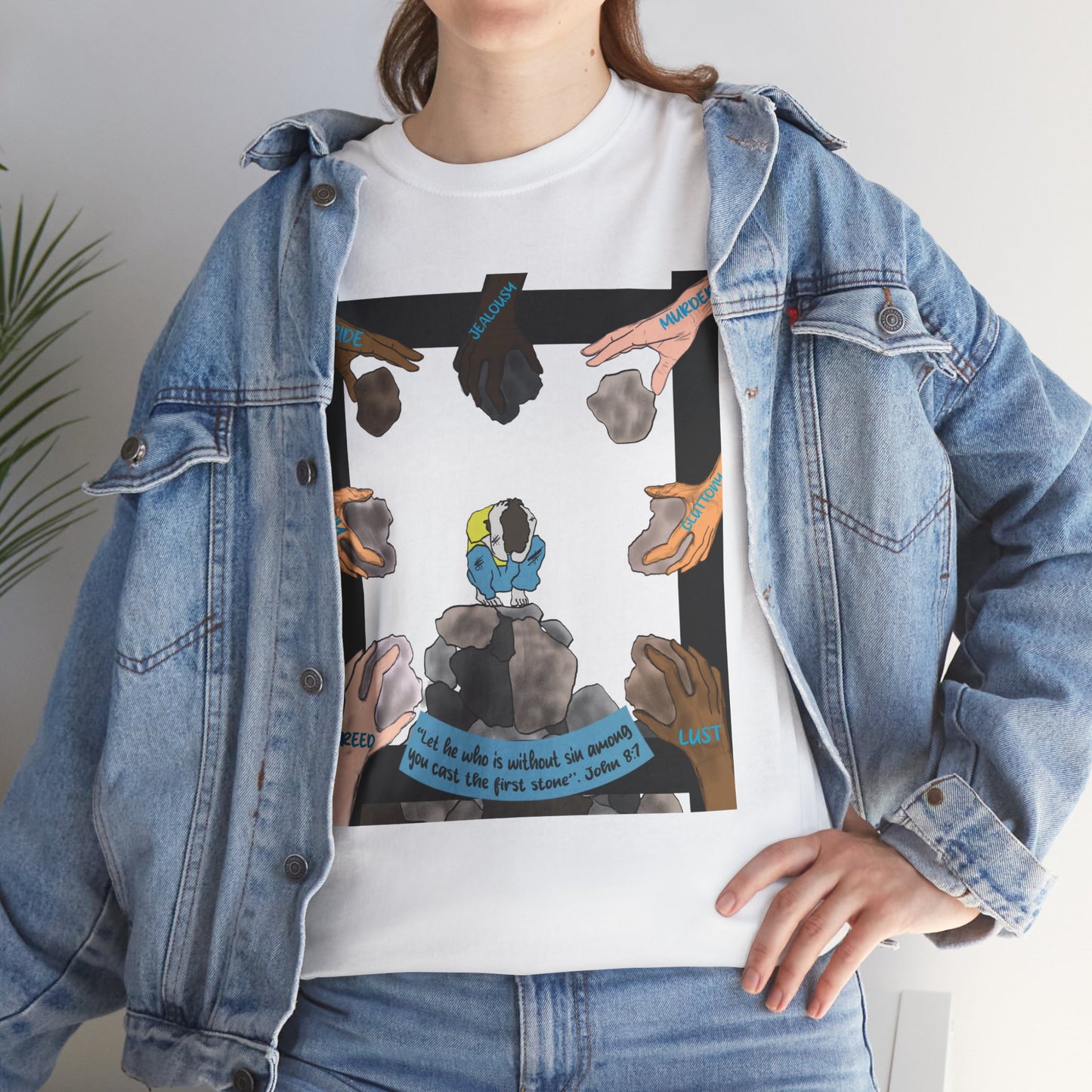 Without Sin — John 8:7 Tee