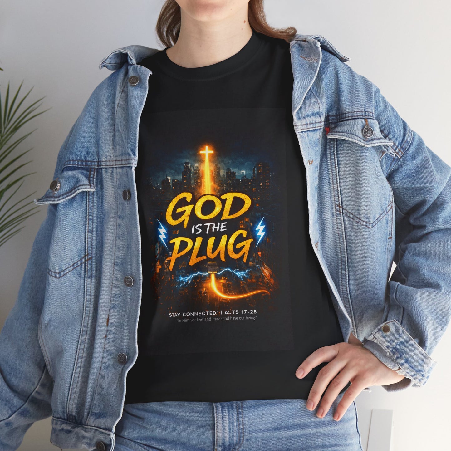 Stay Connected — Acts 17:28 Tee