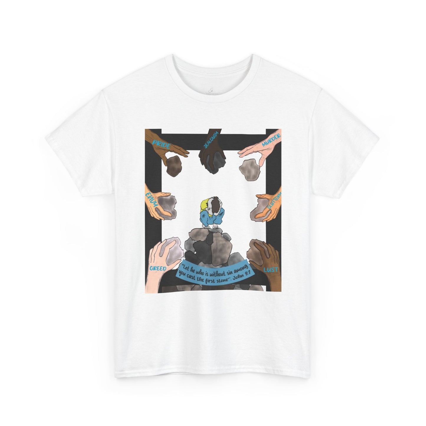 Without Sin — John 8:7 Tee