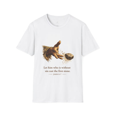 Cast the First Stone — John 8:7 Tee