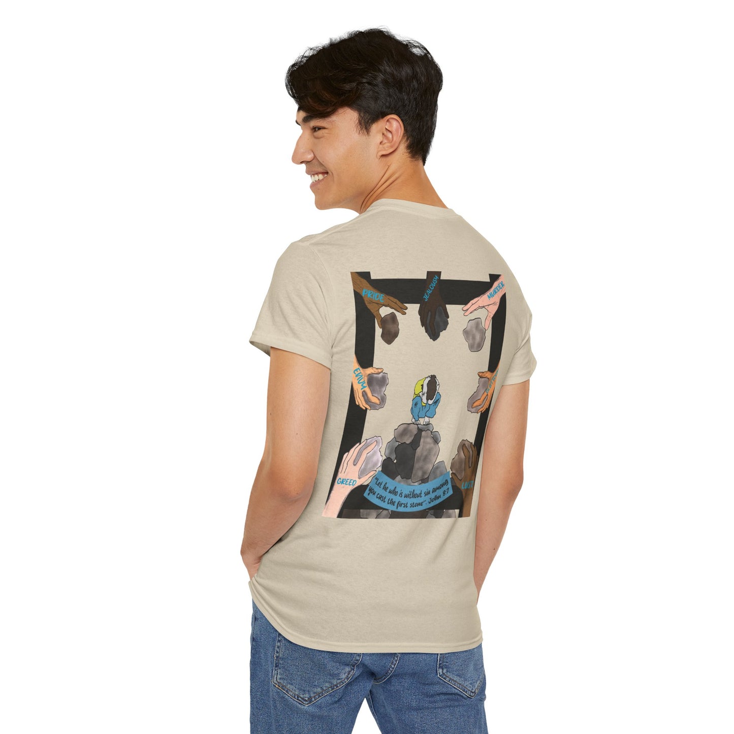 Without Sin — John 8:7 Tee