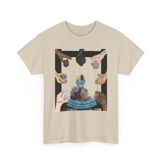 Without Sin — John 8:7 Tee