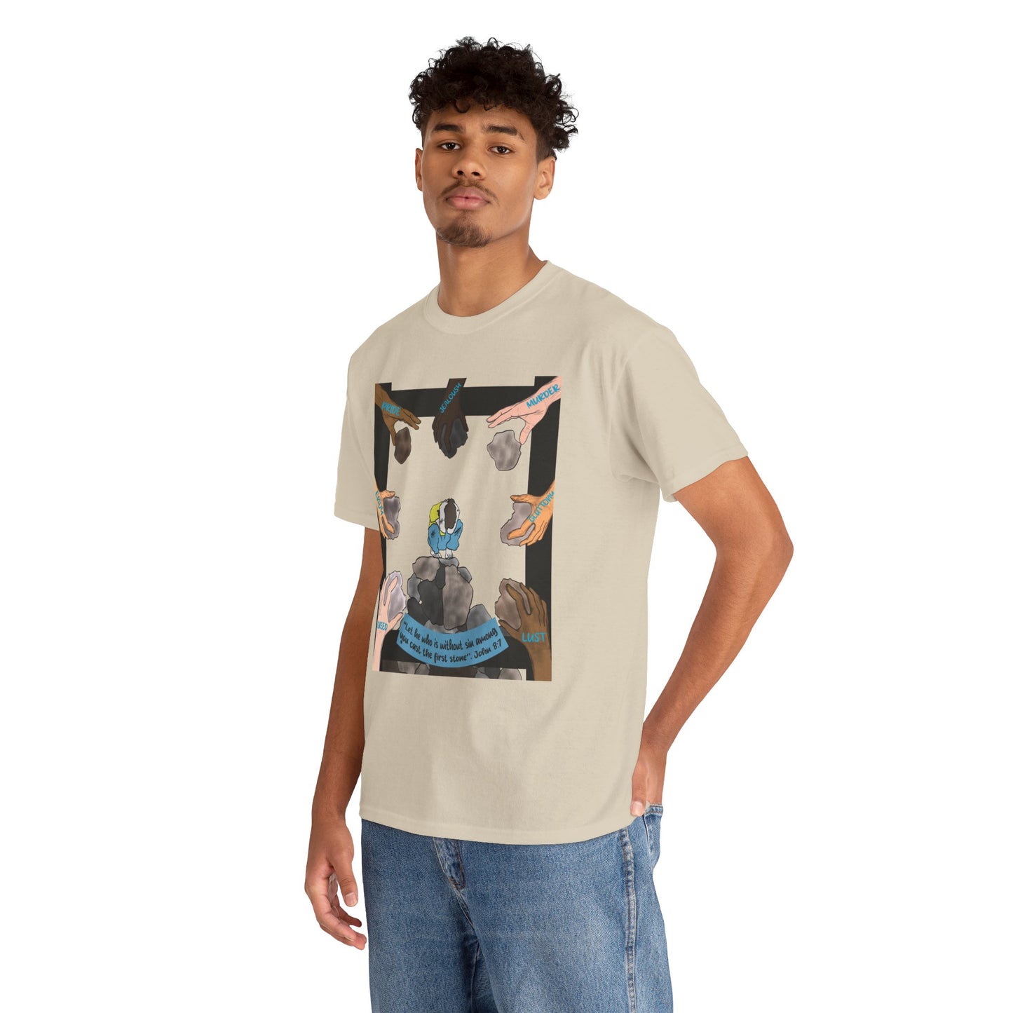 Without Sin — John 8:7 Tee