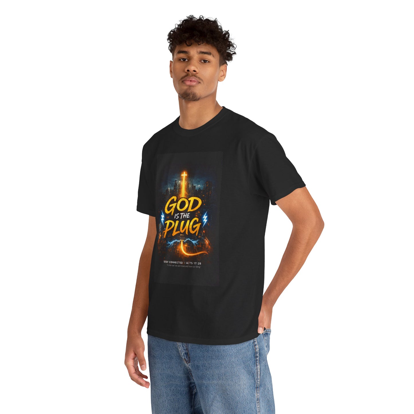 Stay Connected — Acts 17:28 Tee