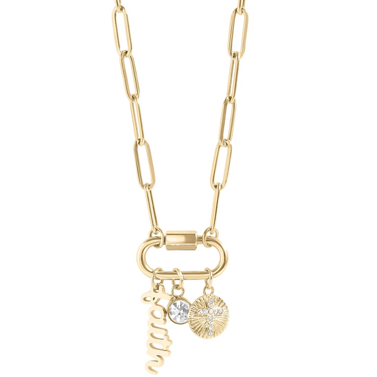 Paperclip Chain Necklace – 18” with 2” Extender